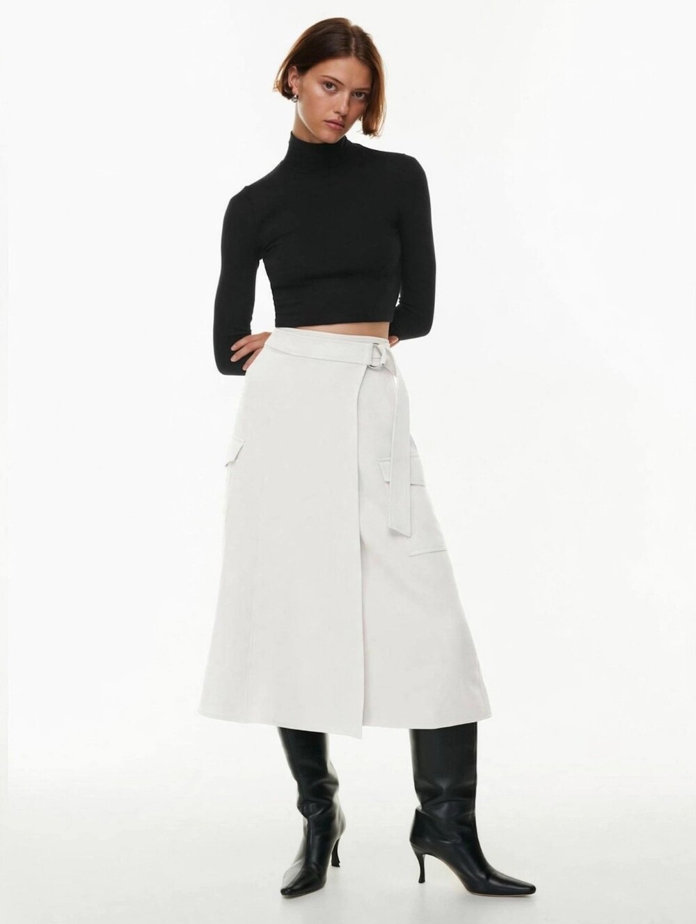 aritzia x Wilfred hana skirt Light Birch